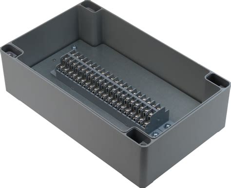 junction box sg-al-40p|Enclosure with Terminal Block, Center Mounted, 40 .